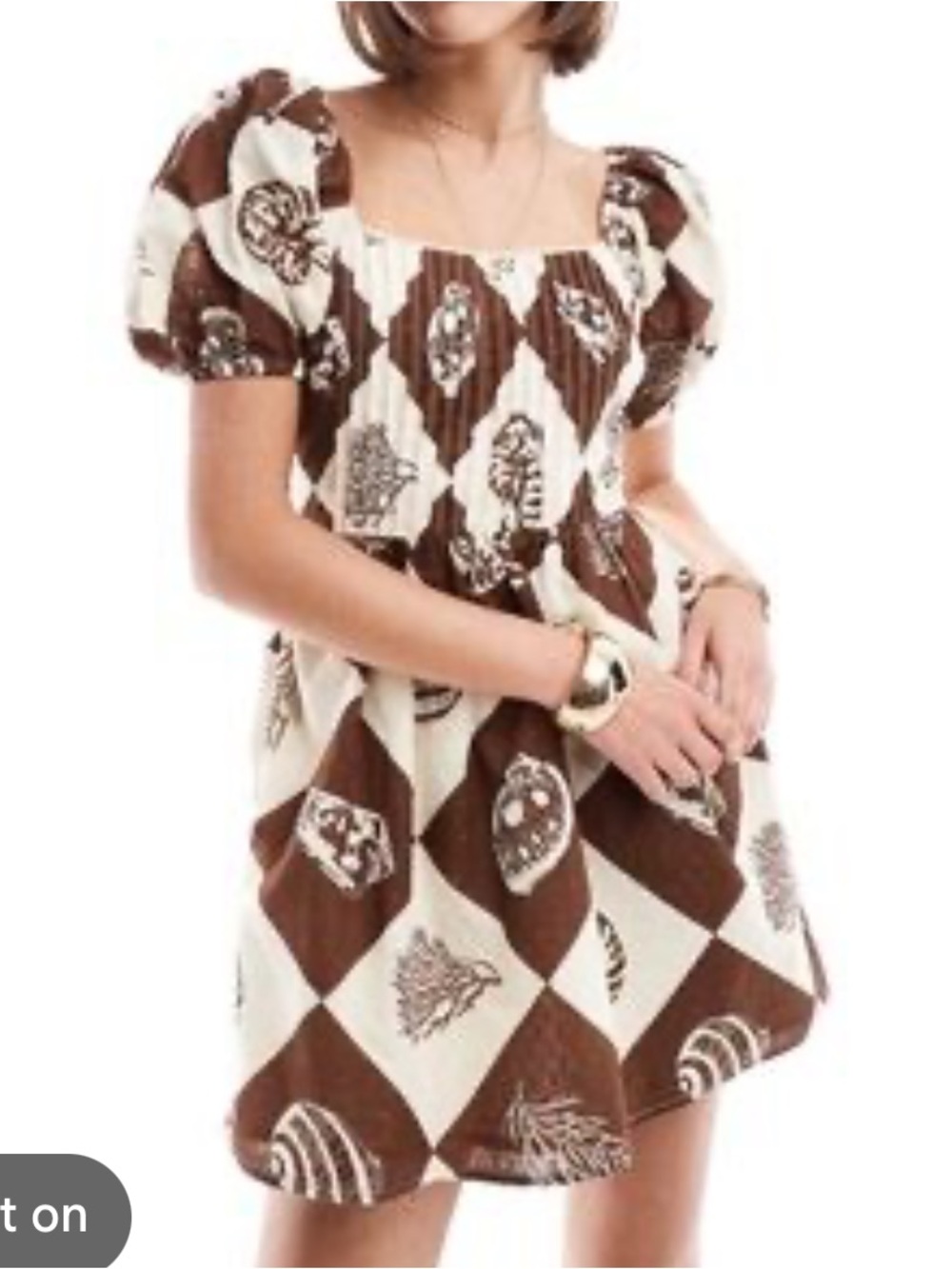 ASOS DESIGN Shell Dress sz. 2 - Picture 2 of 4